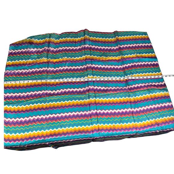 Raj 100% Large Silk Scarf Colorful Fun Classic  One Size NWT - Picture 10 of 10